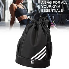Drawstring Gym Bags Waterproof Swimming Bag Sport Gym Sack Large Swim Backpack
