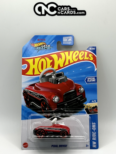 Hot Wheels Pedale Driver - Modèle 1:64 Edition Spéciale Netflix Let's Race & Treasure Hunt - Collection Mattel 2025 - Pour Enfants Et Collectionneurs - 6