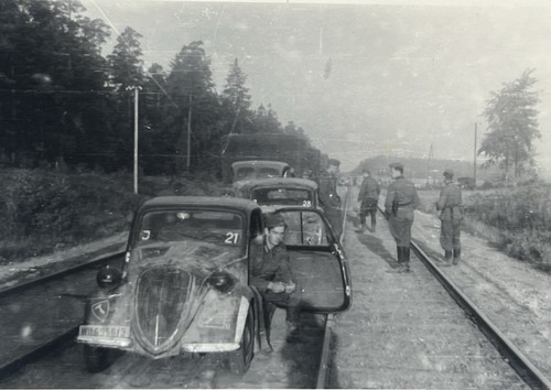 f) Germania ww2 foto 9 x villaggio auto soldati ucraina album fotografico ucraina - Foto 2 di 10