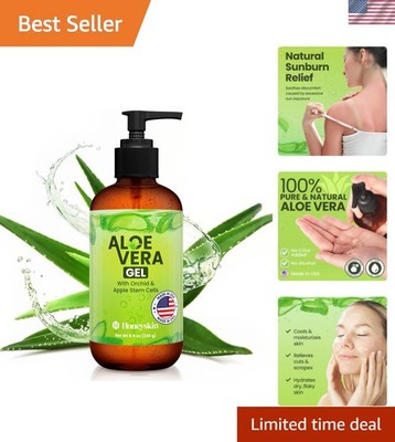Natural Aloe Vera Gel 8.5 Oz   , Cruelty-Free Skin Hydration Solution