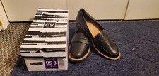 DV by Dolce Vita Ladies' Size 8 Lug Loafer Shoes, Black, New in Box