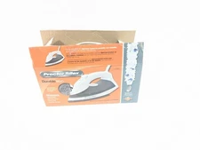 Proctor Silex Durable Non Stick Sole Plate Steam Iron #17202 Black White + Box