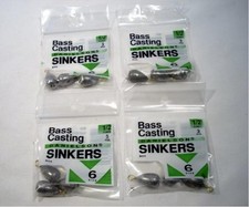 BS10 1/8 oz Multi-Color Bass Sinkers - Perfect for Trolling & Bottom Fishing
