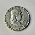 1952-P Franklin Half Dollar 90% Silver Circulated Coin #01