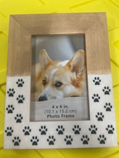 Paw Print Photo Frame 4 x 6 in
