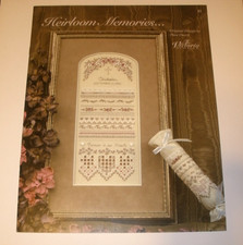 The Victoria Sampler Heirloom Memories 31 Sampler /Needle Roll Charts Pattern