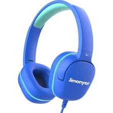 3.5mm Wired Kids Headphones with Comfortable Over-Ear Design & Stereo Sound