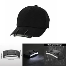 11 LED Baseball Cap Hat Torch Light - Hiking Camping Trekking Hunting Head Lamp