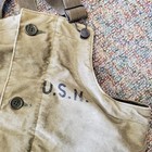 US Navy Dept WWII Overalls Contract NXsx51855 M Straps, Buttons, Zip, Lined USA  — photo 2
