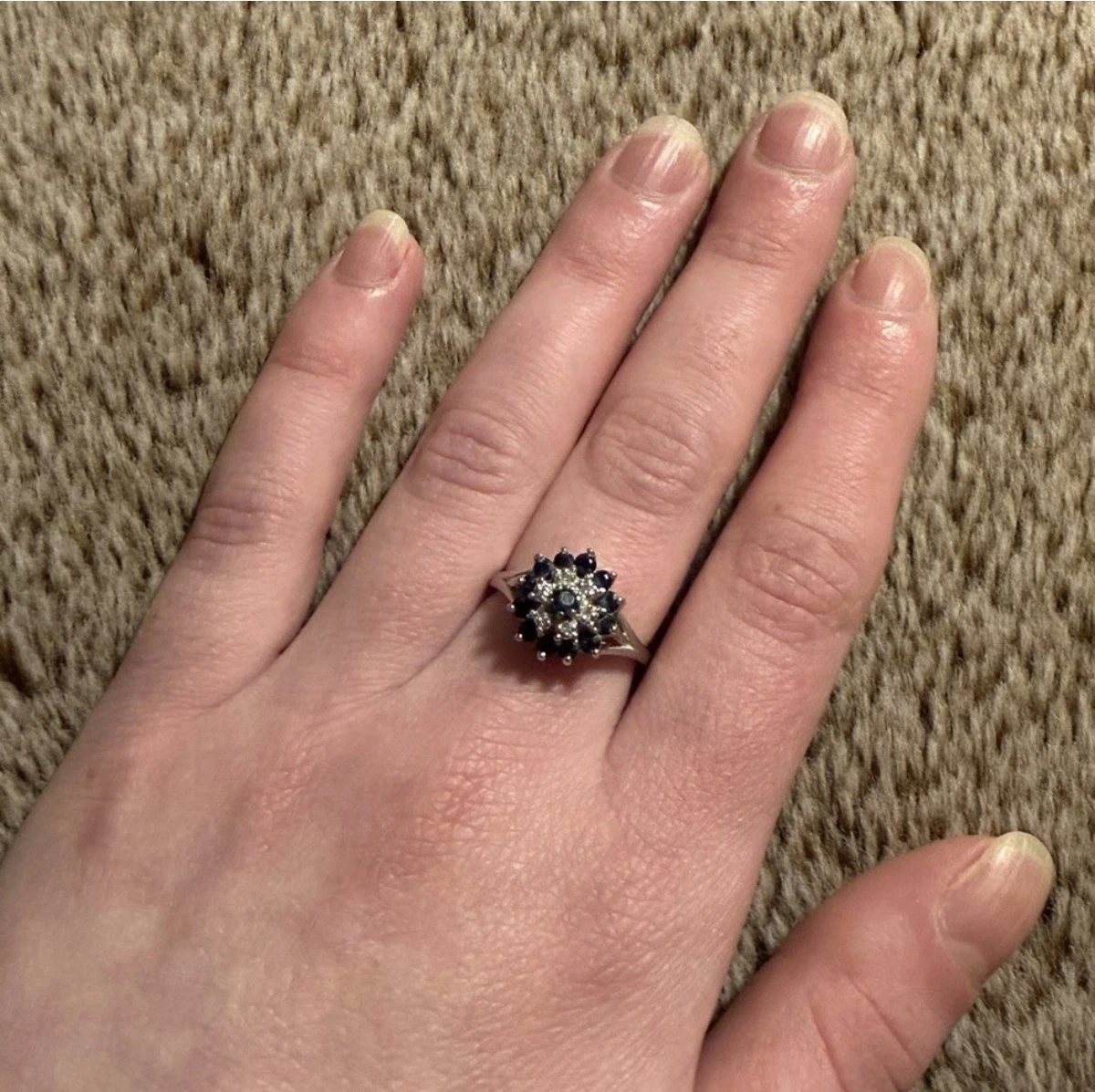 Sapphire White Gold 14k Gemstone Ring Fine Rings for sale | eBay Sapphire White Gold 14k Gemstone Ring Fine Rings for sale | eBay