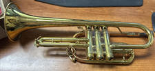 Tromba vintage Buescher The 400 True Tone con custodia originale Elkhart S# 301220