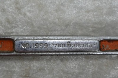 Vintage JH Williams Multi-socket No. 1999 8-In-1 Dog Bone Wrench