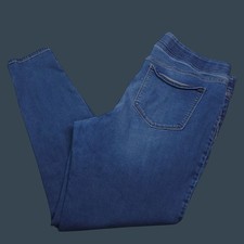 Old Navy Womens Rockstar Pull On Skinny Jeans 18 Medium Wash Mid Rise