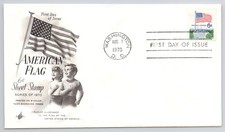First Day Cover Scott s #1338D 6c Flags Aug 1970 Washington DC