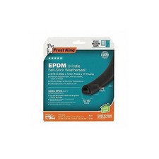 Premium Black Weather Stripping 516x14x17FT Self Adhesive D Section Rubber