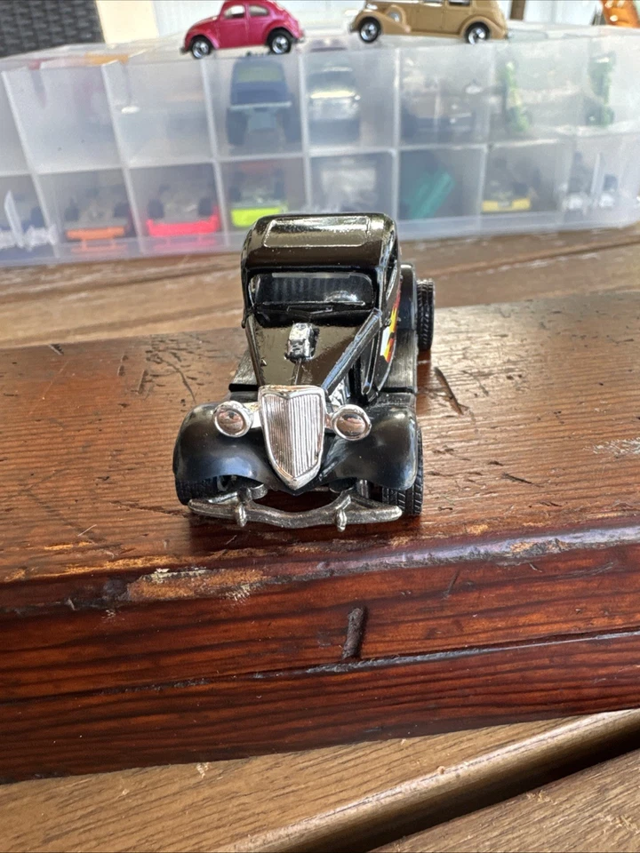 Ford 34 de 3 ventanas Hot Wheels - negro - casi como nuevo - Real Rider 1984 vintage Foto 3 de 4