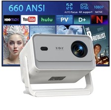 XGODY A6/N6 Pro Beamer Google TV Projektor Autofokus WiFi Android TV 4K Heimkino