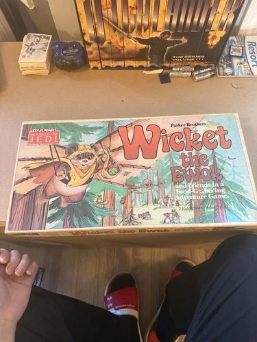 Vintage Star Wars Wicket The Ewok Board Game 1983 Parker Brothers 100% Complete