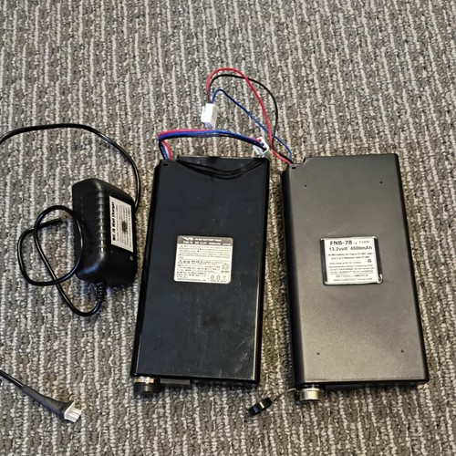 Two 13.2V 4500mAh NiMh Batterys for Yaesu FT-897 and 897 D with charger