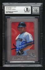 BAS 2003 Donruss Diamond Kings Silver Foil /400 Johnny Damon BGS Authentic 3c7