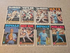 1986 Topps Baseball Super Jumbo Cards Your Choice 