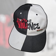 VTG Brotha Man Stop The Violence Snapback Hat USA Black Owned DJ Mustafa Rocks