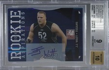 2011 Donruss Elite Aspirations Die-Cut Signatures 20/49 JJ Watt BGS 9 Auto 1q7