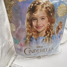 Disney Cinderella Royal Locks Child Wig Blonde Braided Costume New Sealed