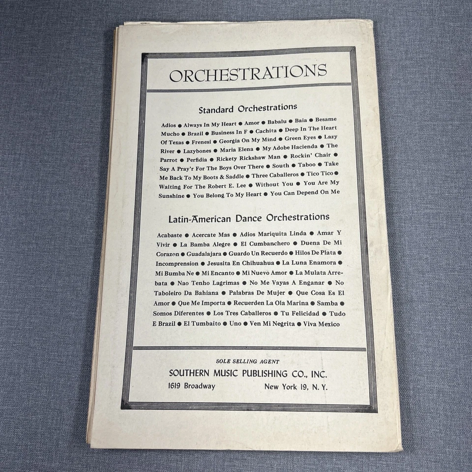 Toolie Oolie Doolie Yodel Polka de Beul 1946 Partituras Harris Música Saxo Piano Foto 2 de 4