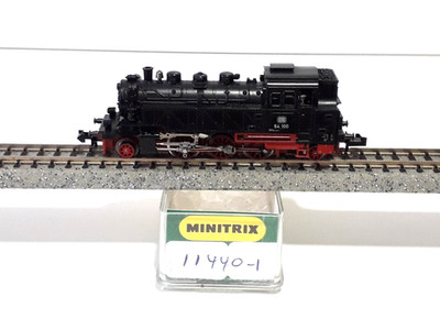 BR 64 100 BUBIKOPF DB VINTAGE III MINITRIX STEAM LOCOMOTIVE 11440-1 (H397)