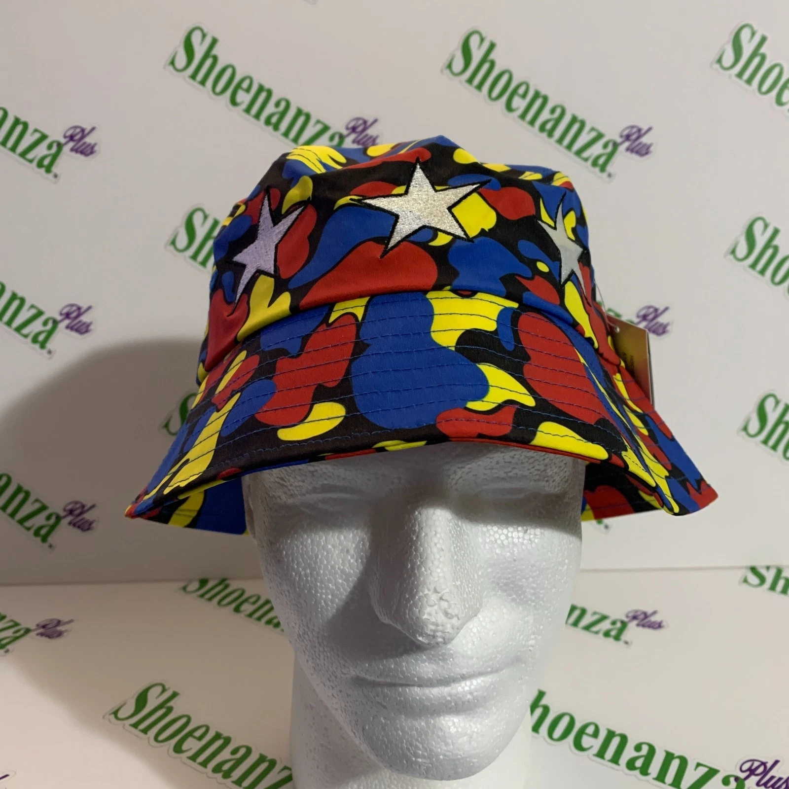 Headgear Classics Bucket Hat Star Camo Camouflage Blue Red Yellow Black Cap OSFM