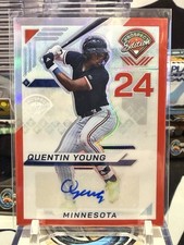 2025 Panini Prospect Edition Signatures Holo Red #152 Quentin Young /199 TZ
