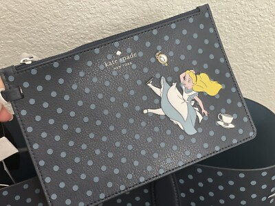 Kate Spade Large Disney Alice In Wonderland Reversible Tote With