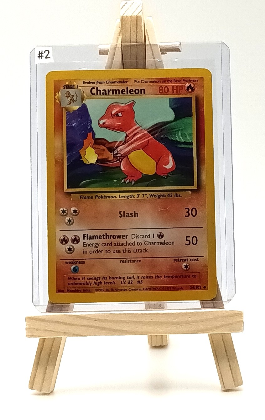 Pokemon Card Charmeleon 24/102 Base Set. Stage 1. Uncommon. (#2) | eBay