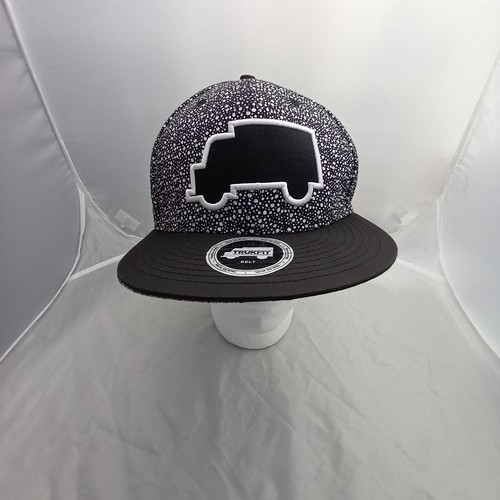 Trukfit Truk Da Wurl Baseball Cap schwarz mit weißen Tupfen, Black Bill - Bild 2 von 9