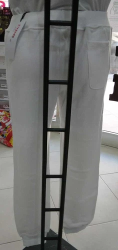 BALDININI SWEATPANTS men man white with black logo size L BLD08ALZ image 3