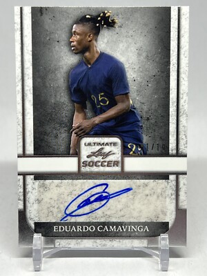 2022 Leaf Ultimate Soccer Ultimate Signature 1/10 EDUARDO CAMAVINGA Auto BA-EC1