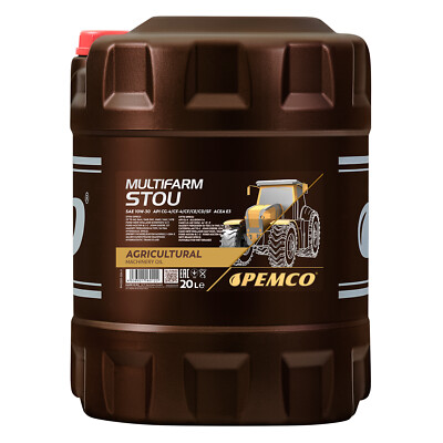 10W 30 PEMCO Multifarm STOU Motoröl 20 Liter API GL 4 / SF / CG 4 Mehrzwecköl