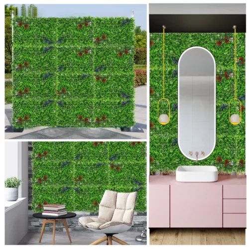 Artificial Flower Wall Panels for Wedding Backdrops and Home Interior Decoration - Picture 240 of 286