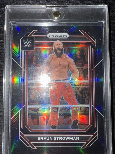 2023 WWE Prizm Braun Strowman Black True Black 1/1
