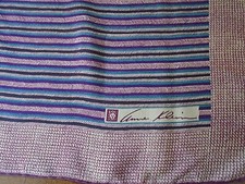 Vintage ANNE KLEIN silk geometric print scarf