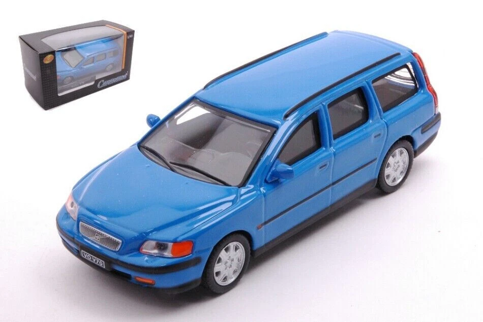 wonderful diecast modelcar VOLVO V70 2000 blue 1 43 lim.ed