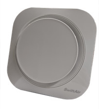 Swiftair SDISC White Bathroom Extractor Fan Timer Humidistat Back Shutter 4"5"6"