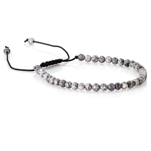 Makramee Armband Bracelet Perlenarmband 4mm Perlen Multi Color Damen Herren - Bild 12 von 20