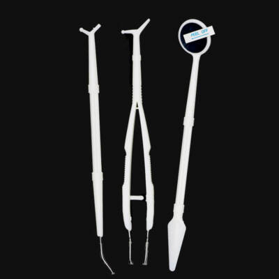 3/lot dentist disposible tool mirror needle and probe Teeth Clean Scaler Hygiene