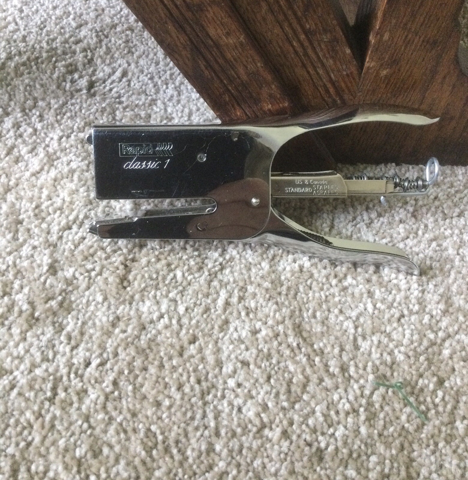 RAPID CLASSIC 1 Plier Stapler Chrome made In Sweden NEW eBay