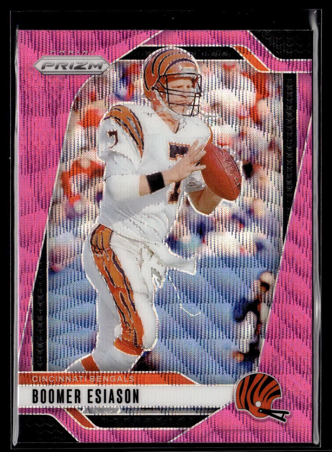2024 Panini Prizm - Boomer Esiason #61  Pink Wave Prizm