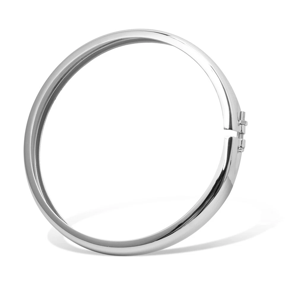 Tampa decorativa moldura anel acabamento farol cromado 5,75 pol. para Harley Sportster Dyna - Imagem 4 de 4