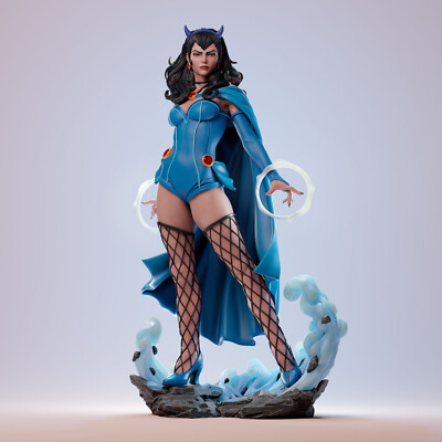 Raven Bombshell,  3D Druck, Miniature, Fan Art, sexy Pin-Up Figur