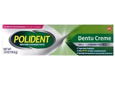 Polident Dentu-Creme Denture Cleanser Paste Triple Mint Freshness 3.9 oz 1 Pack
